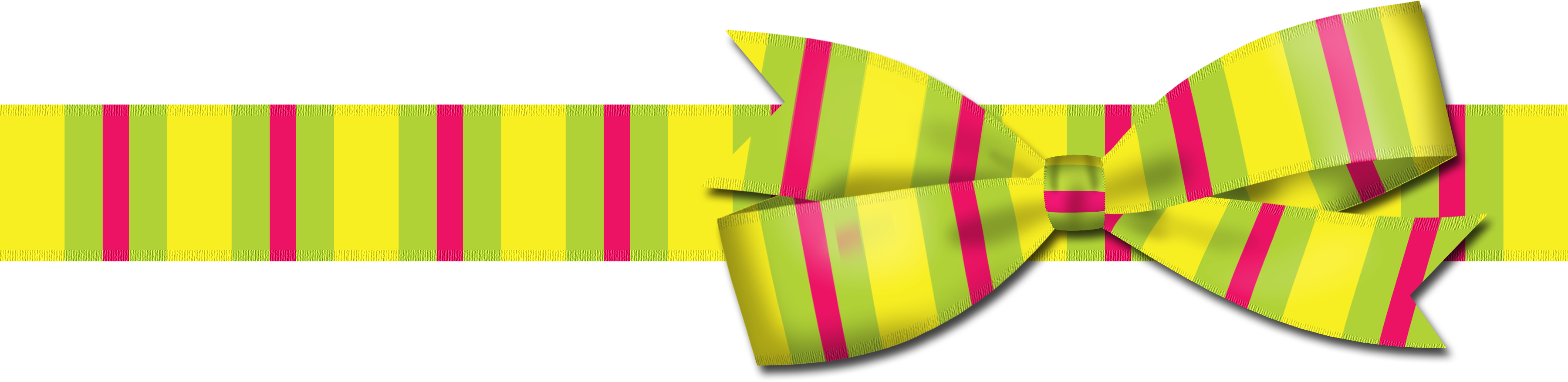 Spring Fling Bow - Transparent Bows Scrapbook Png (3600x877), Png Download