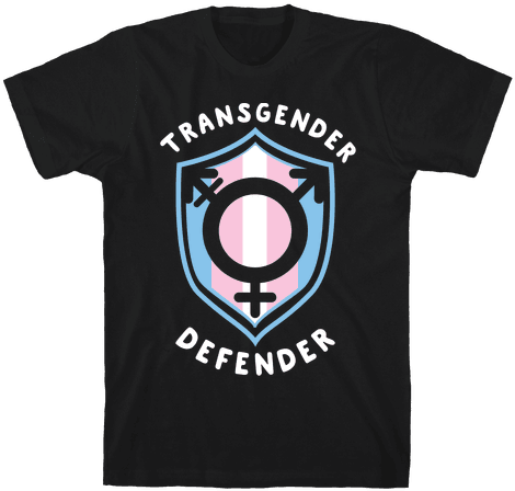 Transgender Defender Mens T-shirt - Lgbtq Shirts (484x484), Png Download