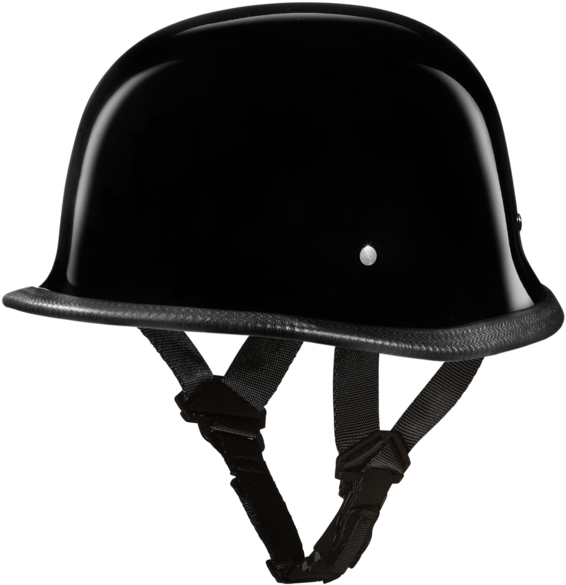 Daytona Helmets D.o.t. Daytona German- Hi-gloss Black (600x600), Png Download