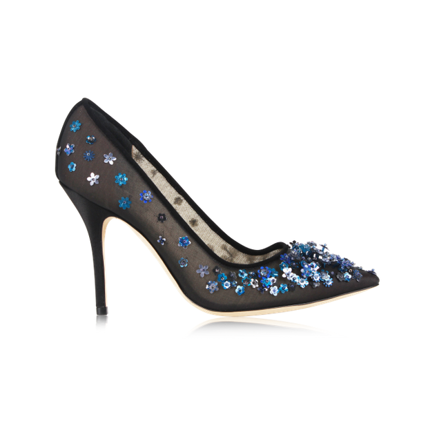 Dior Pumps With Floral Embellishments - Basic Pump (620x620), Png Download