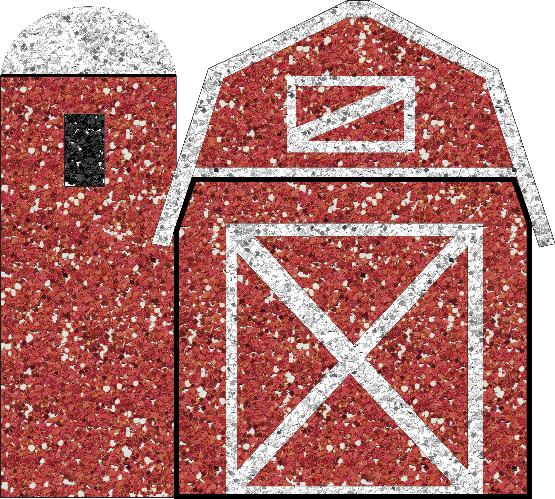 I Think I'm Getting Better At This Here Is One Of The - Red Wooden Barn (1152x1152), Png Download