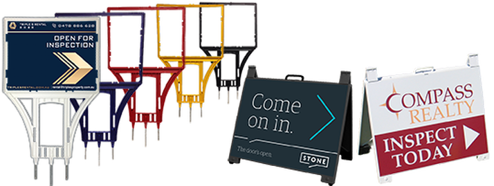 Some Of The Various Styles Of Real Estate Signs We - Sign (714x269), Png Download