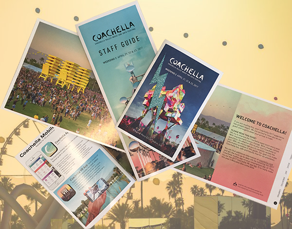 Coachella Booklets (600x471), Png Download