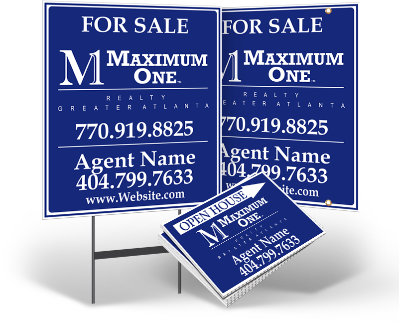 Maximum One Farmer Signs - Real Estate (800x800), Png Download