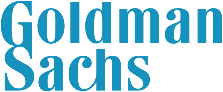 Logos Goldman Sachs Type Blue - Goldman Sachs Logo Transparent (800x333), Png Download