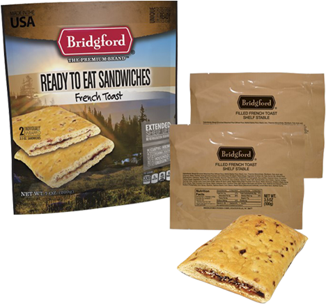 Bridgford Foods Corporation - Bridgford Cinnamon Bun Ready To Eat Sandwiches (480x600), Png Download