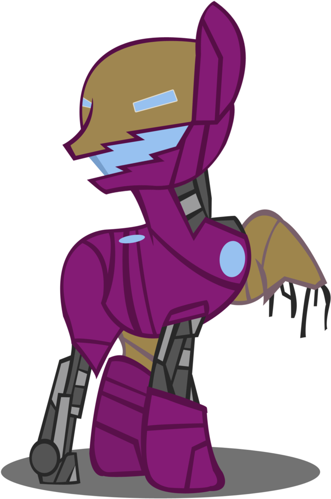 #874085 - Artist - Shadowpredator100, Avengers - Age - Mlp Ultron (1024x1024), Png Download