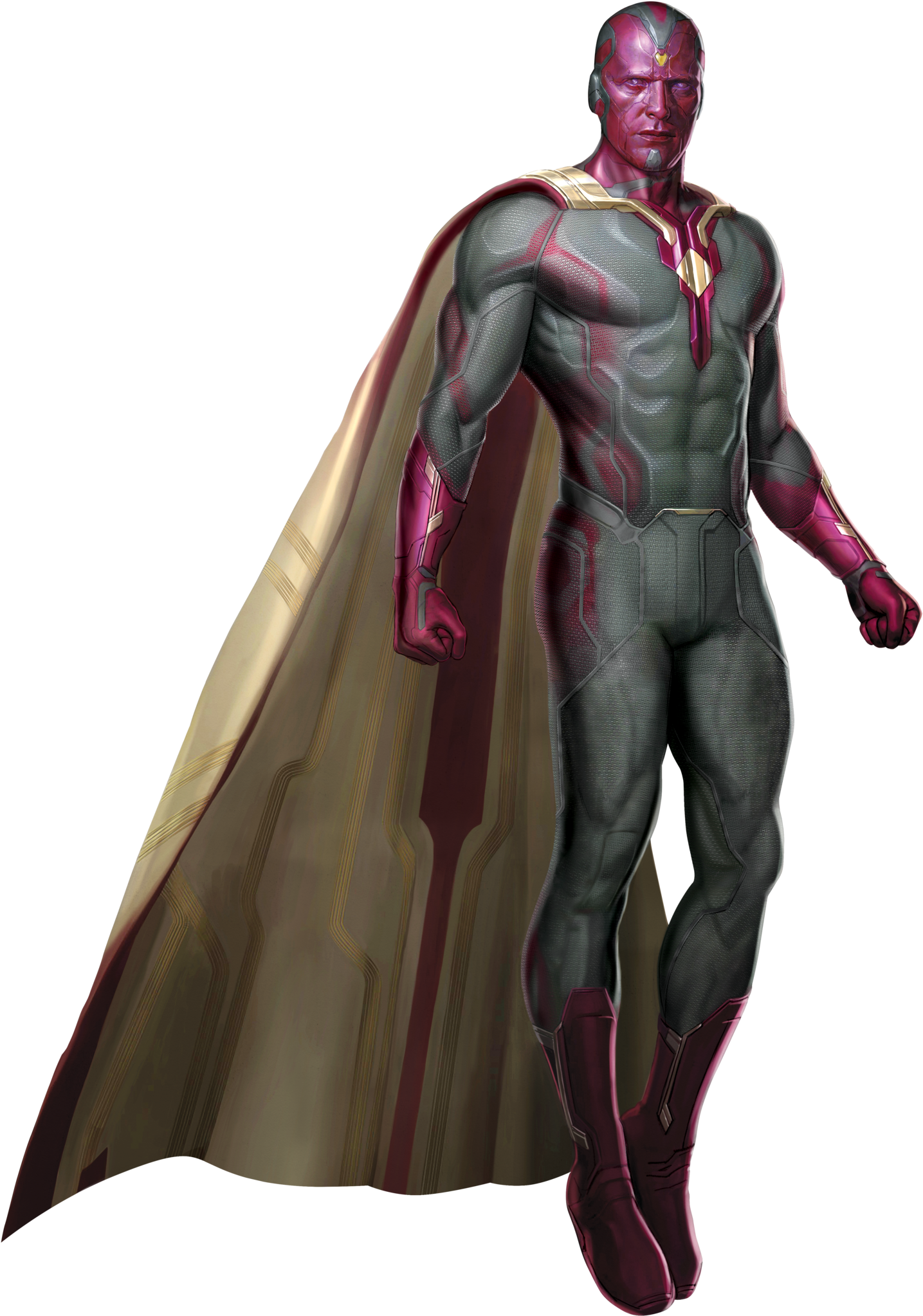Ultron Clipart Disney - Avenger Vision (1676x2312), Png Download