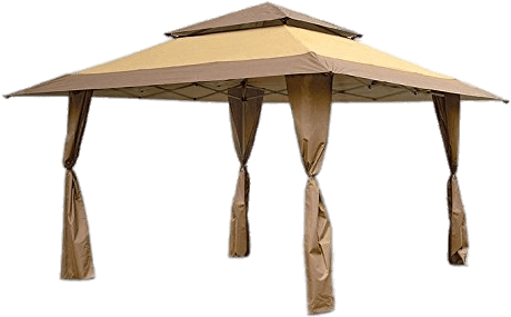 Brown Canopy - Shade Z Instant Gazebo (500x438), Png Download