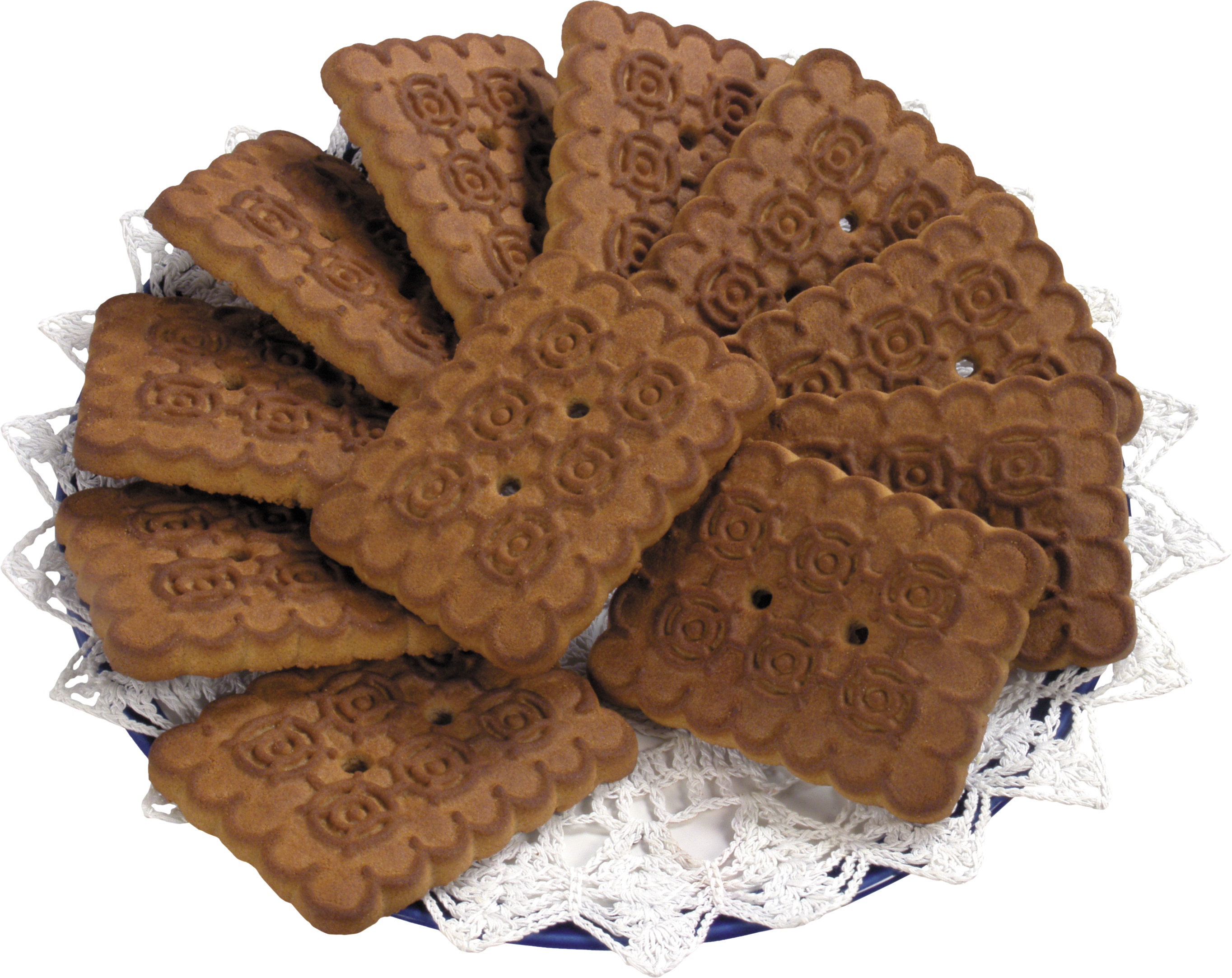 Plate Of Cookies Png Image - Biscuit (2728x2165), Png Download