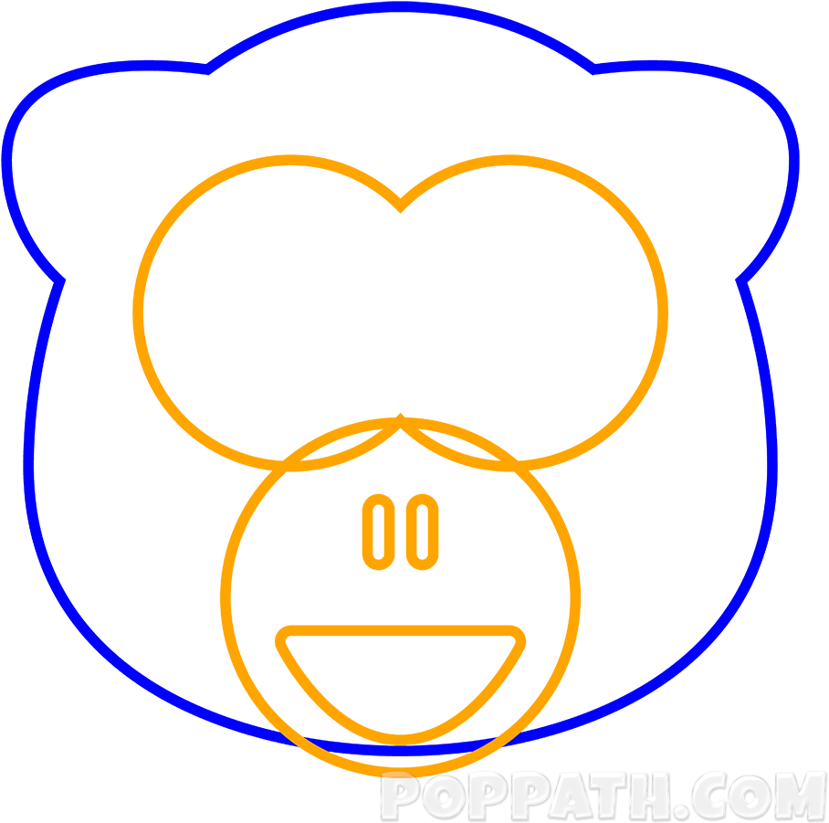 Draw Two Smushed Together Circles For The Eyes, A Another - Imagenes De Emojis De Caca Para Dibujar (1000x1000), Png Download
