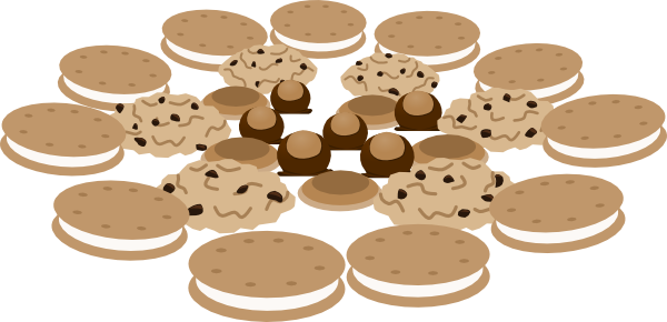 Cookies Clipart Treats Cute Borders - Treats Clipart (600x290), Png Download