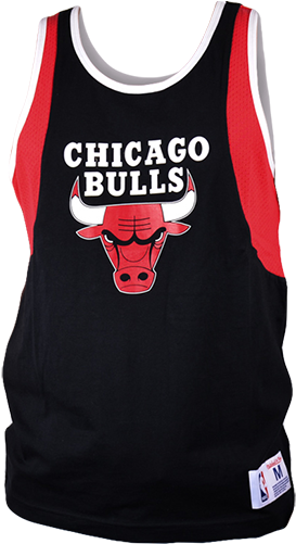 Mitchell & Ness Nba Chicago Bulls Team Matchup Tank - Chicago Bulls Black Crewneck (500x500), Png Download