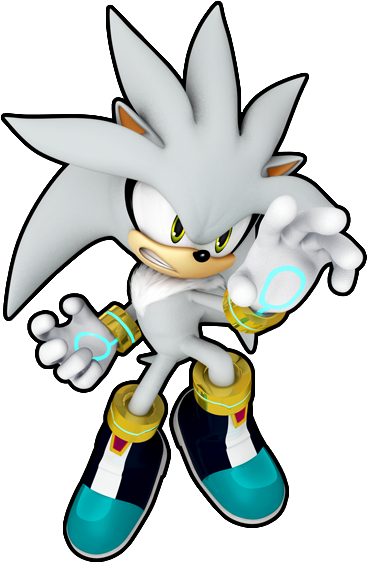 Sonic Runners Silver (367x562), Png Download