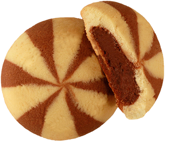Zebra Filled Cookies - Sugar Cake (350x350), Png Download