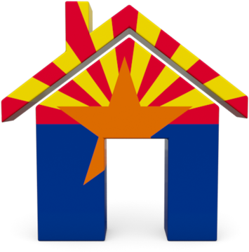 Illustration Of Flag Of<br /> Arizona - Arizona (640x480), Png Download