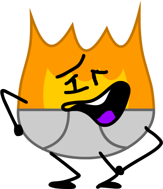 Firey Sr - Battle Of The Respect Roboty Firey Sr (538x634), Png Download