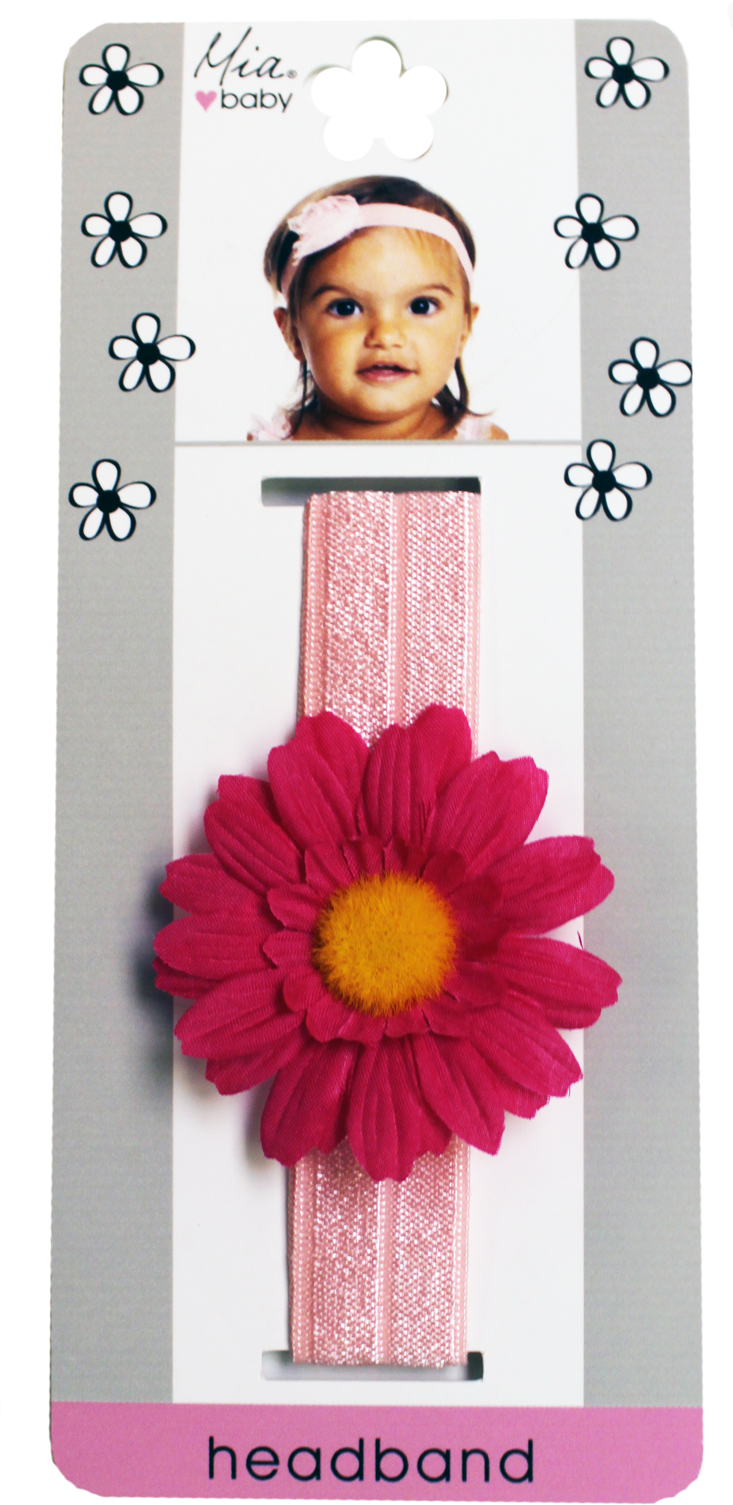 Flower Girl Daisy Headband - Daisy Headband (1464x3092), Png Download