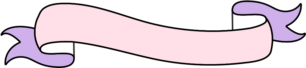 Ribbon Banner Scroll Writing Label Title Story Cute - Writing (1024x1024), Png Download