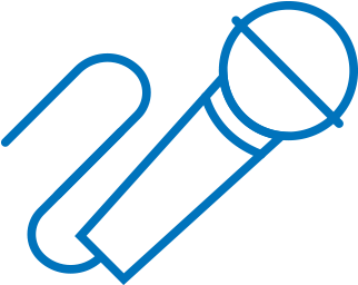 Respect Sharing - Microphone Symbol (558x425), Png Download