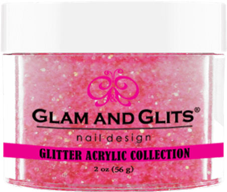 Gac 26 Hot Pink - Glam Glits Acrylic Powder 1 Oz (500x500), Png Download