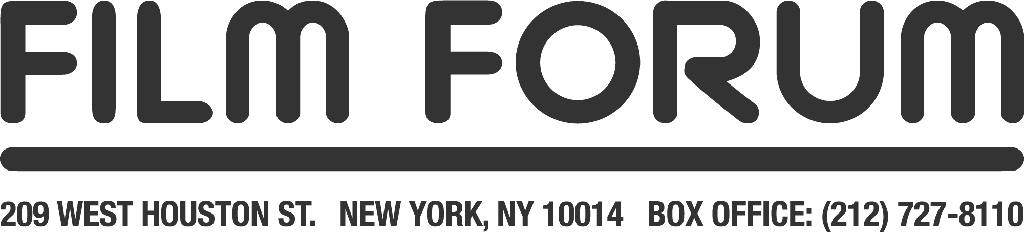 Now Playing Email Us Map & Directions Site Credits - Film Forum Logo (2000x457), Png Download