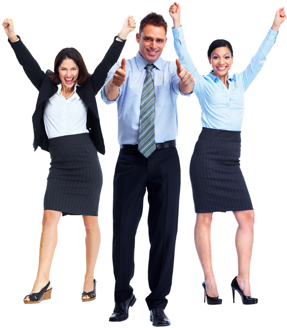 Nj Photo Booths - Happy Business People Png (1163x669), Png Download