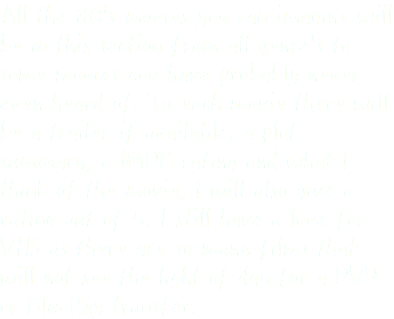 All The 80's Movies You Can Imagine Will Be In This - Film (394x319), Png Download