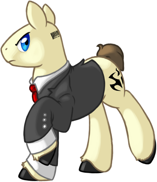 Agent 47, Artist - My Little Pony Hitman (685x692), Png Download
