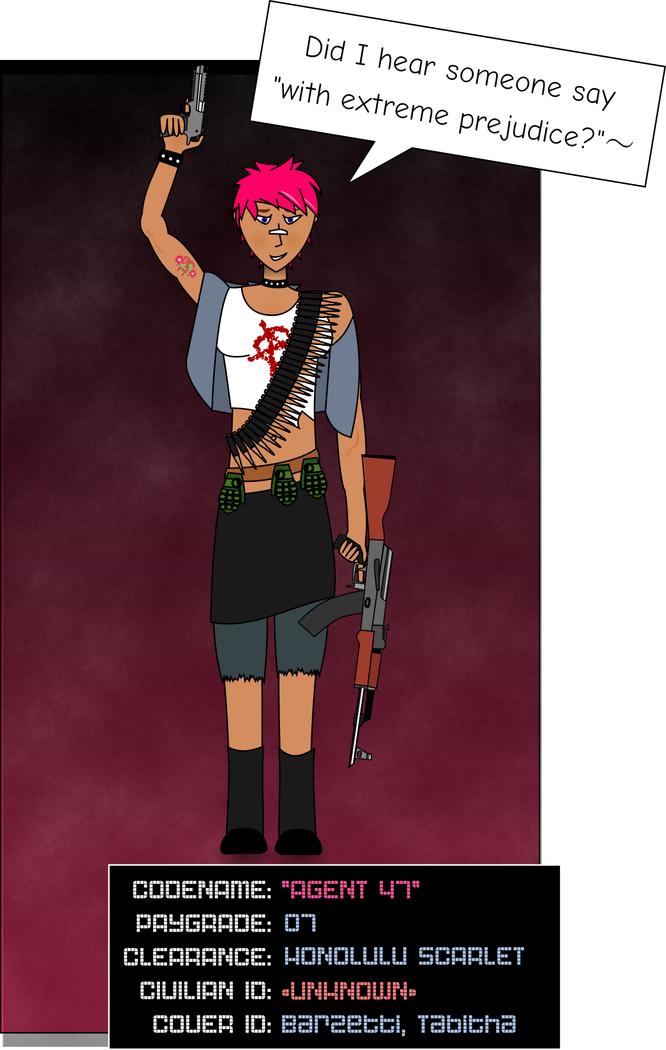 Agent47 - Cartoon (1299x2048), Png Download