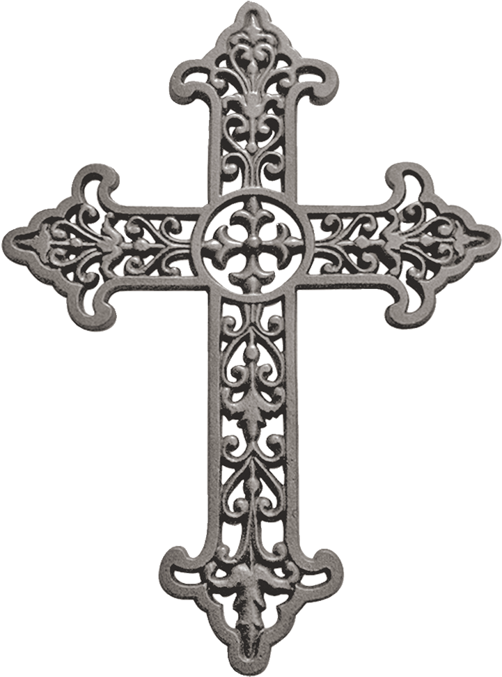 Arabesque Cross Item - Mexican Baptism Invitations In Spanish (761x1000), Png Download