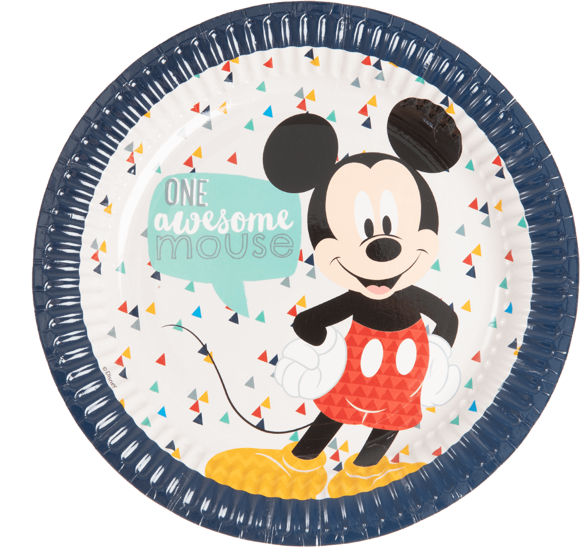 Disney Awesome Mickey Mouse Paper Plates - Mickey Mouse (1400x1400), Png Download