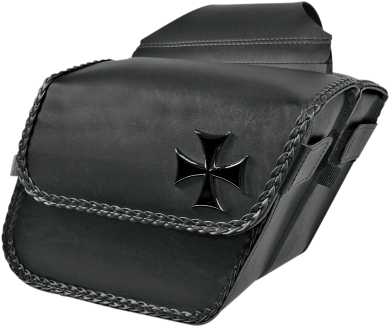 Iron Cross Saddlebags Saddlebag Std - Dowco Sb804 Maltese Cross Series Compact Slant Saddlebag (755x755), Png Download