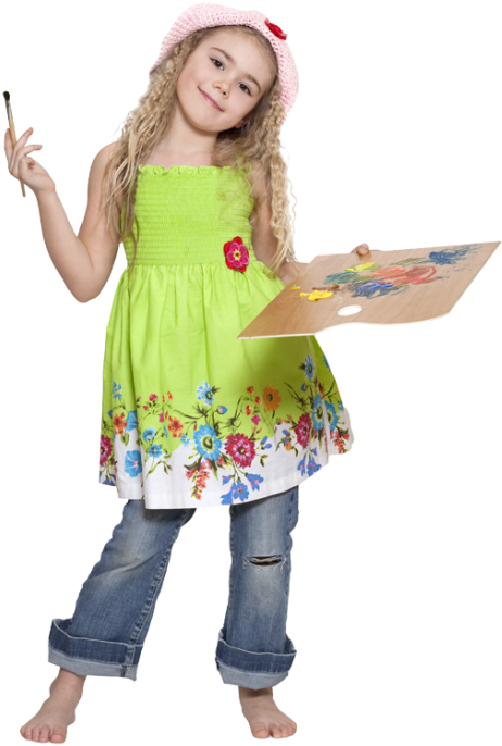 Young Girl High Quality Png - Certificate Templates For Art Awards (550x816), Png Download
