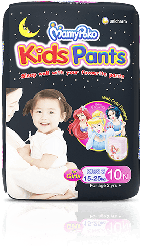 Mamypoko Kids 2 Pants 15-25kg For Girls - Mamy Poko Kids Pants Girls 15-25kg 10s (500x500), Png Download