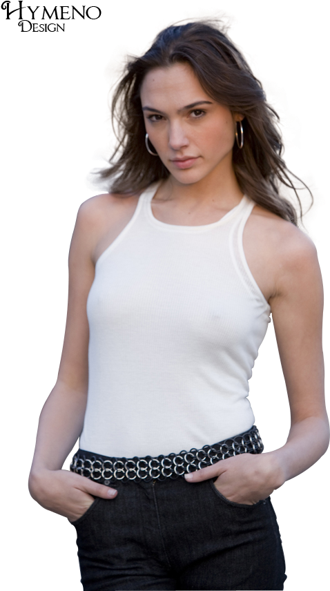 Gal Gadot Png Clipart - Gal Gadot Without Bra (600x900), Png Download