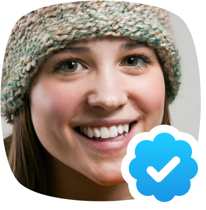 Twitter User Avatar Showing A Verified Badge On The - Verified Badge (440x440), Png Download