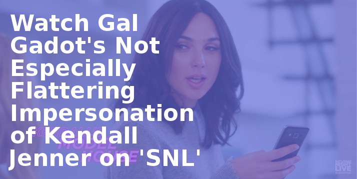 Watch Gal Gadot's Not Especially Flattering Impersonation - Anti Nuclear Weapons (714x358), Png Download