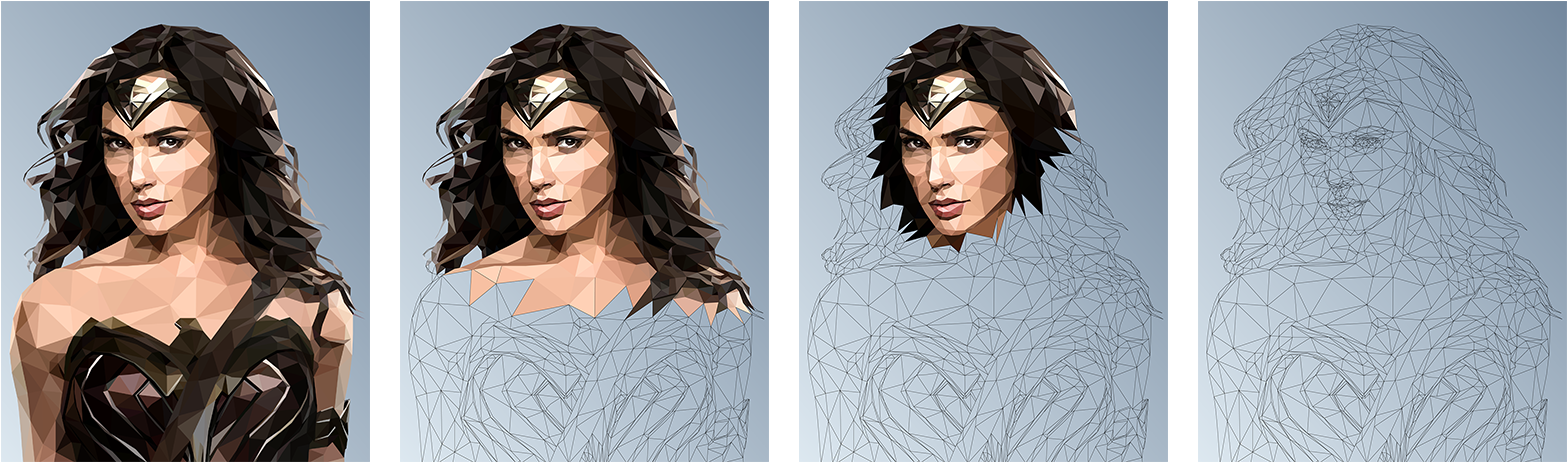 Coloring Process - Wonder Woman Wig Diana Prince Cosplay Fancy Batman (1566x513), Png Download
