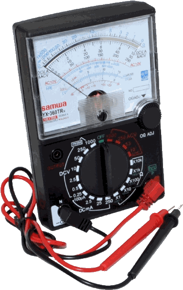 How Can I Charge My Car Battery Without A Charger - Multímetro Analógico Yx-360trn-a (400x602), Png Download
