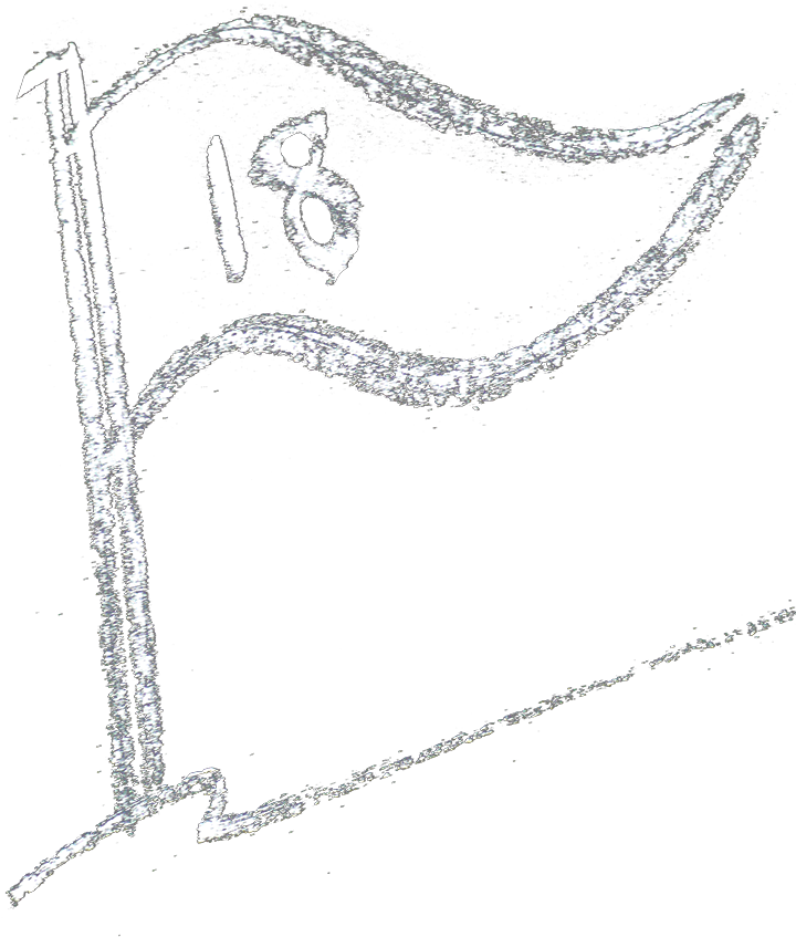 Flag - Sketch (719x1024), Png Download