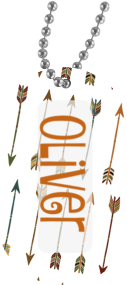 White Arrows Bohemian Dog Tag - Viking T-shirt , What We Do In Life Echoes In Eternity (580x580), Png Download