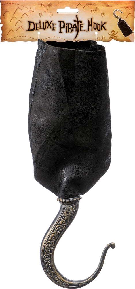 Deluxe Pirate Hook, , Large - Sørøverklo (469x1004), Png Download