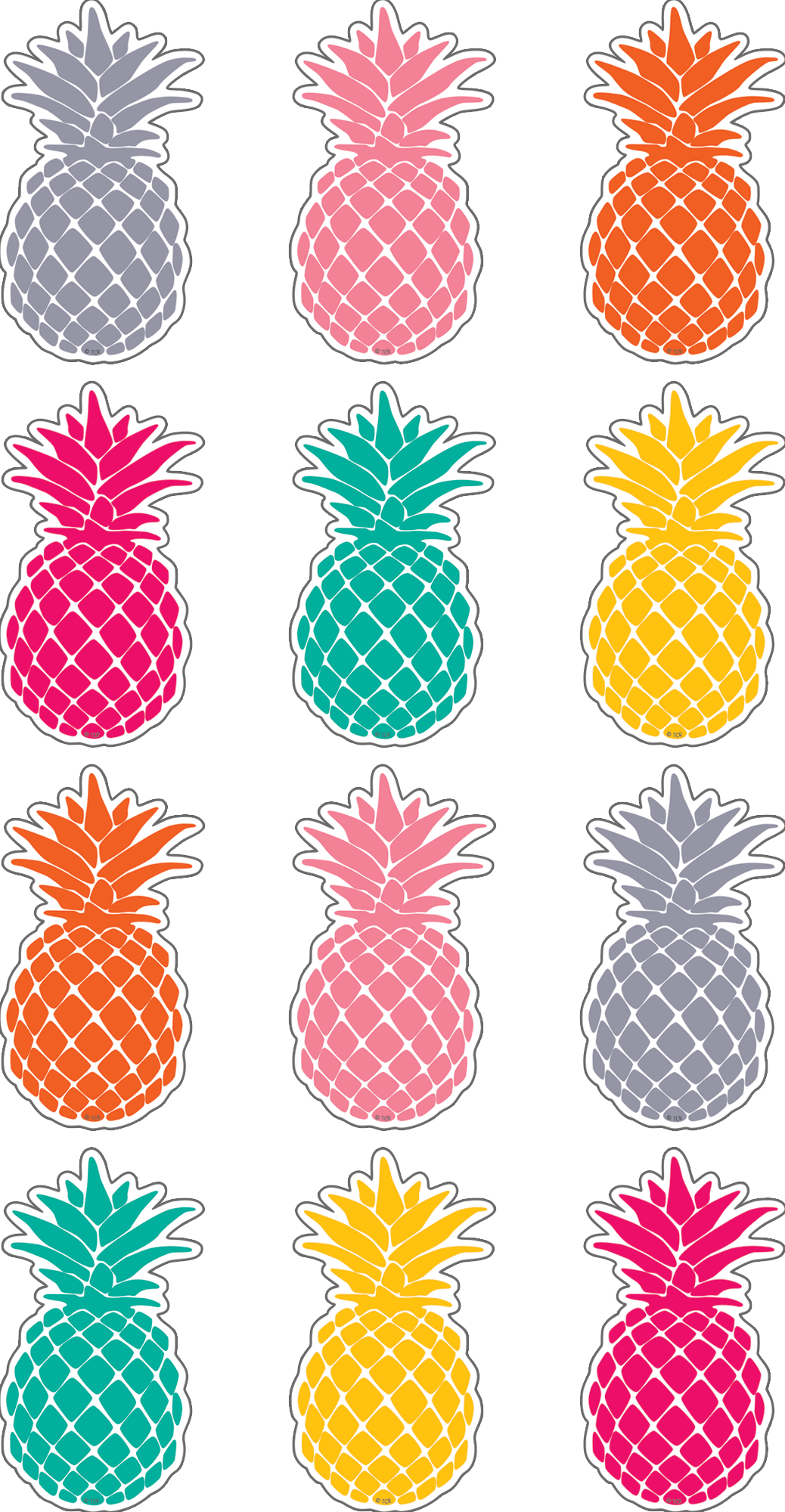 Tropical Punch Pineapples Mini - Tropical Punch Pineapple (1038x2000), Png Download