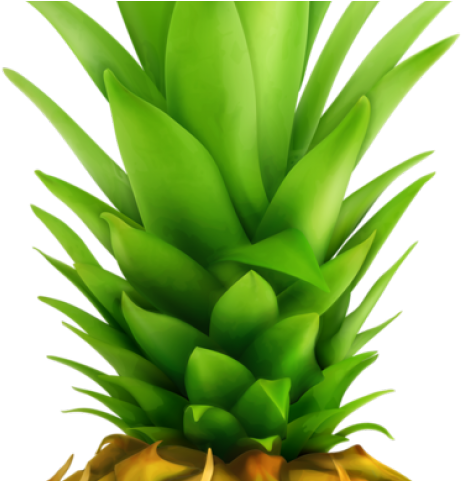 Pineapple Clipart Green Fruit - Pineapple Top (640x480), Png Download