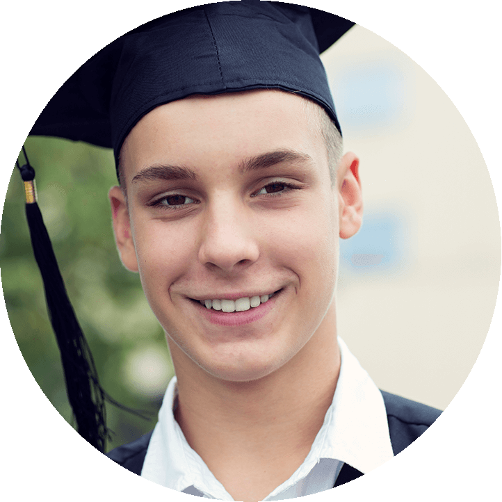 Becoming A Great Writer - Boy (722x722), Png Download