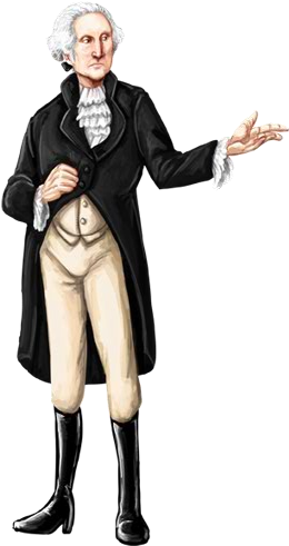 George Washington - George Washington Transparent Png (389x500), Png Download