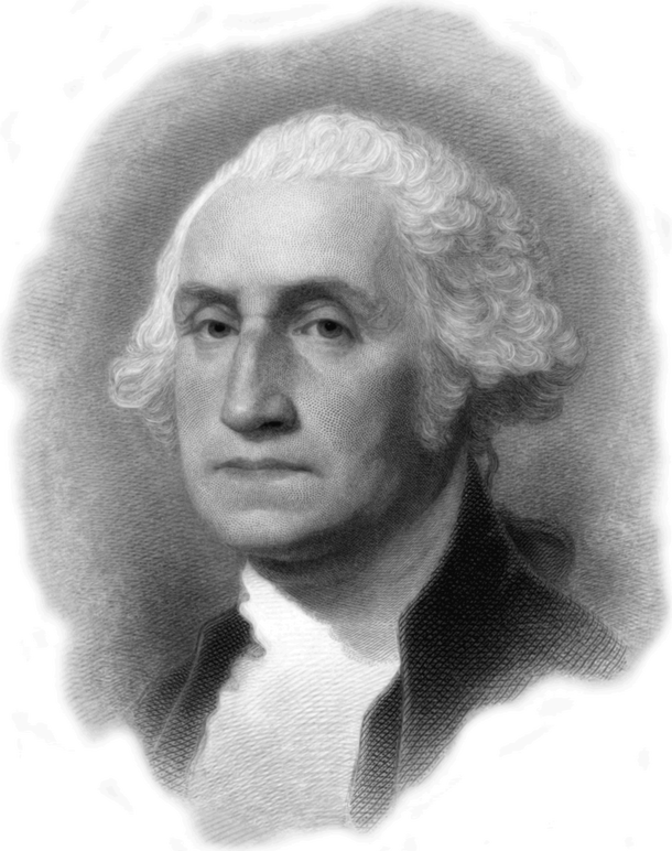 George Washington Png Transparent Image - George Washington (610x772), Png Download