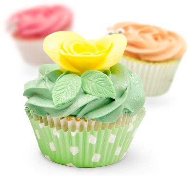 What - Cupcakes Lime Transparent Background (420x390), Png Download