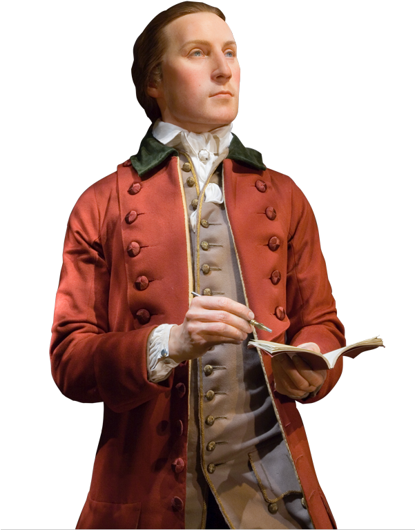 View Of George Washington As A 19-year Old Surveyor - President George Washington Young (600x814), Png Download